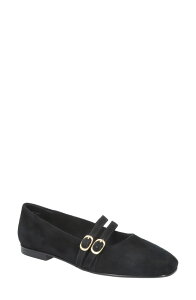 �x�����B�[�^ ���f�B�[�X �V���[�Y �p���v�X Bella Vita Davenport Double Strap Mary Jane Black Suede Leather �u���b�N