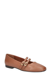 �x�����B�[�^ ���f�B�[�X �V���[�Y �p���v�X Bella Vita Davenport Double Strap Mary Jane Dark Tan Leather �^��