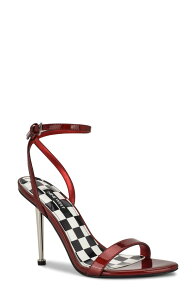 �i�C���E�F�X�g ���f�B�[�X �V���[�Y �p���v�X �T���_�� �A���N�� Nine West Reinankle Strap Sandal Dark Red 603 ���b�h