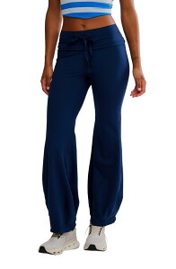 �t���[�s�[�v�� ���f�B�[�X �{�g���X ���M���X �p���c Free People FP Movement Quick Step Drawstring Flare Pants Midnight Navy �l�C�r�[