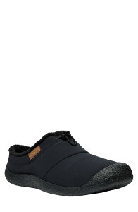 �L�[�� �����Y �V���[�Y �T���_�� KEEN Howser III Hybrid Slide Slipper Black/Black Recycled �u���b�N