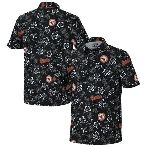 ���C���X�v�[�i�[ �����Y �g�b�v�X �V���c Men's Reyn Spooner Black Baltimore Orioles Cooperstown Collection Performance Polo Black �u���b�N