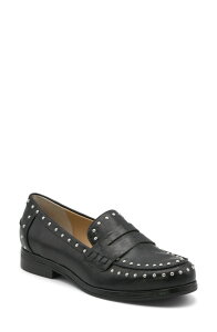 �`���[���Y�E�f�C�r�b�h ���f�B�[�X �V���[�Y �X���b�|���E���[�t�@�[ Charles by Charles David Basile Studded Penny Loafer Black-Ds �u���b�N