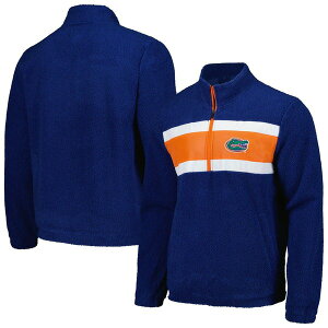 �J�[�� �o���N�X �����Y �A�E�^�[ �W���P�b�g�E�u���]�� Men's G-III Sports by Carl Banks Royal Florida Gators Pinch Runner Half-Zip Top Royal