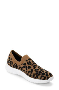 �u�����h ���f�B�[�X �V���[�Y �X�j�[�J�[ Blondo Karen Waterproof Slip-On Sneaker Leopard Knit �A�j�}��