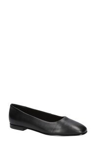 �x�����B�[�^ ���f�B�[�X �V���[�Y �p���v�X Bella Vita Kimiko Flat Black Leather �u���b�N