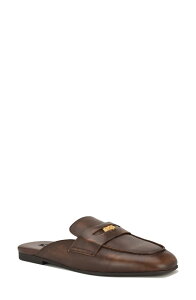 �i�C���E�F�X�g ���f�B�[�X �V���[�Y �X���b�|���E���[�t�@�[ Nine West Evans Penny Loafer Mule Dark Brown �u���E��