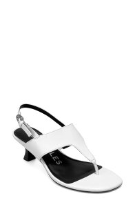 �G�A���\�[���Y ���f�B�[�X �V���[�Y �q�[�� �T���_�� Aerosoles Kora Slingback Sandal Bright White Fx Nappa �z���C�g