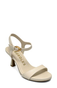 �G�A���\�[���Y ���f�B�[�X �V���[�Y �q�[�� �T���_�� �A���N�� Aerosoles Diviankle Strap Sandal Eggnog Fx Nappa