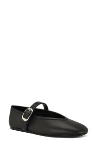 �i�C���E�F�X�g ���f�B�[�X �V���[�Y �p���v�X Nine West Vancee Mary Jane Flat Black �u���b�N