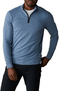 �m�[�}���u�����h �����Y �A�E�^�[ �p�[�J�[�E�X�E�F�b�g �n�[�t�W�b�v The Normal Brand Puremeso Weekend Quarter Zip Top Slate Blue �X���[�g