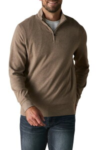 �m�[�}���u�����h �����Y �A�E�^�[ �p�[�J�[�E�X�E�F�b�g �n�[�t�W�b�v The Normal Brand Puremeso Weekend Quarter Zip Top Taupe �g�[�v