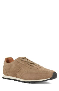 �f���[�������h�� �����Y �V���[�Y �X�j�[�J�[ �X�G�[�h Dune London Treyson Suede Low Top Runner Sneaker Taupe �g�[�v
