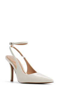 �A���h ���f�B�[�X �V���[�Y �q�[�� �A���N�� ALDO Nikoletta Pointed Toe Ankle Strapump Other White �z���C�g