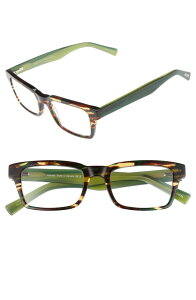 �A�C�u�u�X ���f�B�[�X �A�N�Z�T���[ �T���O���X�E�A�C�E�F�A eyebobs Fare N Square 50mm Squareadinglasses Green Tortoise �O���[��