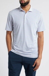 �W���j�[ �I�[ �����Y �g�b�v�X �V���c johnnie-O Bronte Stripe PREP-FORMANCE Golf Polo Porto Pink �s���N
