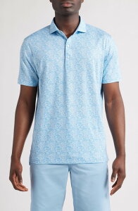 �W���j�[ �I�[ �����Y �g�b�v�X �V���c �t�����[�� �t�����[ johnnie-O Wildflower Floral PREP-FORMANCE Golf Polo Mahalo