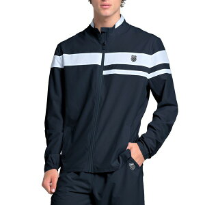 �P�[�X�C�X �����Y �A�E�^�[ �W���P�b�g�E�u���]�� K-Swiss Ripstop Mens Tennis Jacket Black �u���b�N