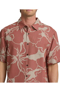 �N�C�b�N�V���o�[ �E�H�[�^�[ �}�� �����Y �g�b�v�X �V���c Quiksilver Waterman Bay Breeze WM SShort Sleeve Shirt Marsala