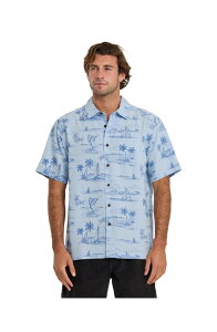 �N�C�b�N�V���o�[ �E�H�[�^�[ �}�� �����Y �g�b�v�X �V���c Quiksilver Waterman Sail Away WM SShort Sleeve Shirt Skyway