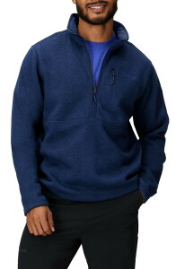 �}�[���b�g �����Y �A�E�^�[ �W���P�b�g�E�u���]�� �n�[�t�W�b�v �t���[�X Marmot Drop Line Half Zip Fleece Jacket Arctic Navy Heather �w�U�[