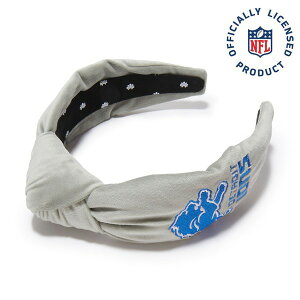 ���� �T�h�C ���f�B�[�X �A�N�Z�T���[ �h�J Lele Sadoughi Detroit Lions Embroidered Knotted Headband Gray 020 �O���[