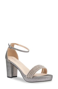 �^�b�`�A�b�v ���f�B�[�X �V���[�Y �q�[�� �v���b�g�t�H�[�� �T���_�� �A���N�� Touch Ups Parker Ankle Straplatform Sandal Pewter �s���[�^�[