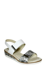 �_�C�r�b�h�e�C�g ���f�B�[�X �V���[�Y �q�[�� �T���_�� David Tate Civic Slingback Sandal White Multi �z���C�g