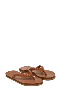 �n���}�� ���f�B�[�X �V���[�Y �T���_�� hari mari Meadows Braided Flip Flop Cinnamon