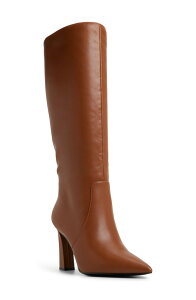 �A���h ���f�B�[�X �V���[�Y �u�[�c�E���C���u�[�c ALDO Nathalee Pointed Toe Knee High Boot Camel �L������