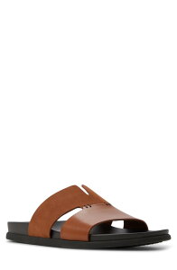 �A���h �����Y �V���[�Y �T���_�� ALDO Marcelo Slide Sandal Cognac