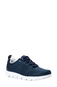 �v���v�g ���f�B�[�X �V���[�Y �X�j�[�J�[ ���[�X �j�b�g ProptravelActiv Knit Lace-Up Sneaker Navy �l�C�r�[