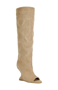 �A�U���A ���� ���f�B�[�X �V���[�Y �u�[�c�E���C���u�[�c AZALEA WANG Vincent Knee High Open Toe Bootan �^��