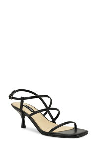 �i�C���E�F�X�g ���f�B�[�X �V���[�Y �q�[�� �T���_�� Nine West Hindy Slingbackitten Heel Sandal Black �u���b�N