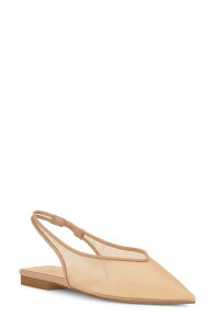 �W�F�V�J�V���v�\�� ���f�B�[�X �V���[�Y �p���v�X Jessica Simpson Mezzah Slingback Pointed Toe Flat Sand �T���h