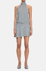 �W�F�[�f�b�h ���f�B�[�X �g�b�v�X �����s�[�X �w���J�� �~�j JADED LONDON Enya Backless Minidress Grey �O���[