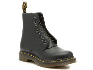 hN^[}[` fB[X V[Y u[cECu[c Dr. Martens 1460 Front Zipper Boot Black ubN