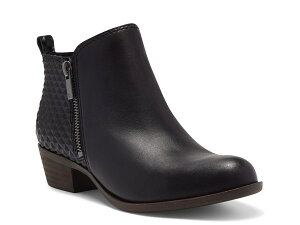 ���b�L�[�u�����h ���f�B�[�X �V���[�Y �u�[�c�E���C���u�[�c Lucky Brand Basel Bootie Black Textured �u���b�N