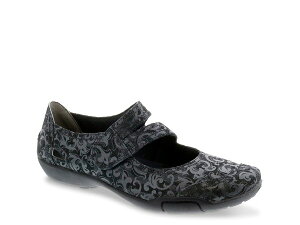 ���X�n���}�[�\�� ���f�B�[�X �V���[�Y �p���v�X �`�F���V�[ Ros Hommerson Chelsea Mary Jane Flat Black Jacquard �u���b�N
