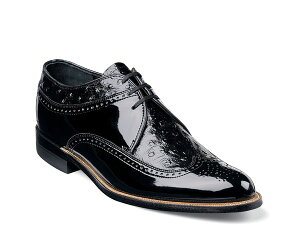�X�e�C�V�[�A�_���X �����Y �V���[�Y �I�b�N�X�t�H�[�h �E�B���O�`�b�v Stacy Adams Dayton Ostrich Wingtip Oxford Black �u���b�N