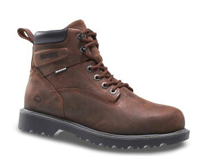 �E�����@���� �����Y �V���[�Y �u�[�c�E���C���u�[�c T�V���c �u�[�c Wolverine Floorhand Steel Toe Work Boot Dark Brown �u���E��