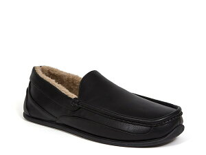 fBA[X^bOX Y V[Y Xb|E[t@[ Deer Stags Spun Mocassin Slipper Black ubN