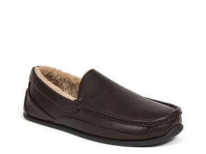 fBA[X^bOX Y V[Y Xb|E[t@[ Deer Stags Spun Mocassin Slipper Dark Brown uE
