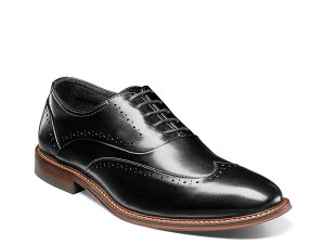 �X�e�C�V�[�A�_���X �����Y �V���[�Y �I�b�N�X�t�H�[�h �E�B���O�`�b�v Stacy Adams MacArthur Wingtip Oxford Black �u���b�N