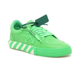 【送料無料】 オフ-ホワイト メンズ スニーカー シューズ Low Vulcanized Sneaker - Men's Lime Green