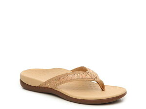 oCIjbN fB[X V[Y T_ Vionic Tide II Flip Flop Gold Cork S[h