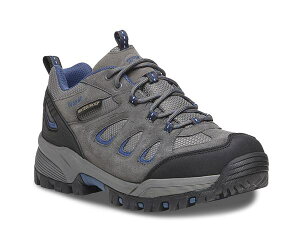 �v���y�b�g �����Y �V���[�Y �X�j�[�J�[ Propet Ridge Walker Hiking Shoe - Men's Grey/Blue/Black �u���b�N
