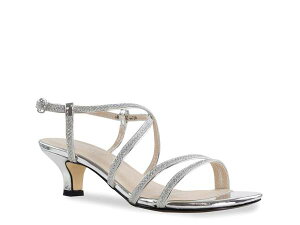 xW~EH[N fB[X V[Y T_ Touch Ups by Benjamin Walk Maisie Sandal Silver Metallic Vo[