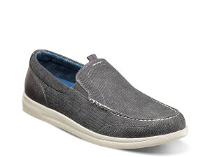 �m���u�b�V�� �����Y �V���[�Y �X���b�|���E���[�t�@�[ Nunn Bush Brewski Venetian Slip-On Gunmetal Grey �O���[