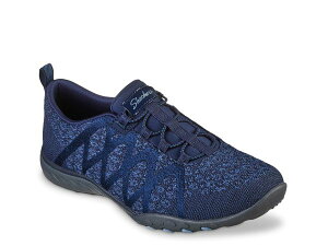 XPb`[Y fB[X V[Y Xb|E[t@[ Xj[J[ jbg Skechers Breathe Easy Infi-Knity Slip-On Sneaker - Women's Navy lCr[